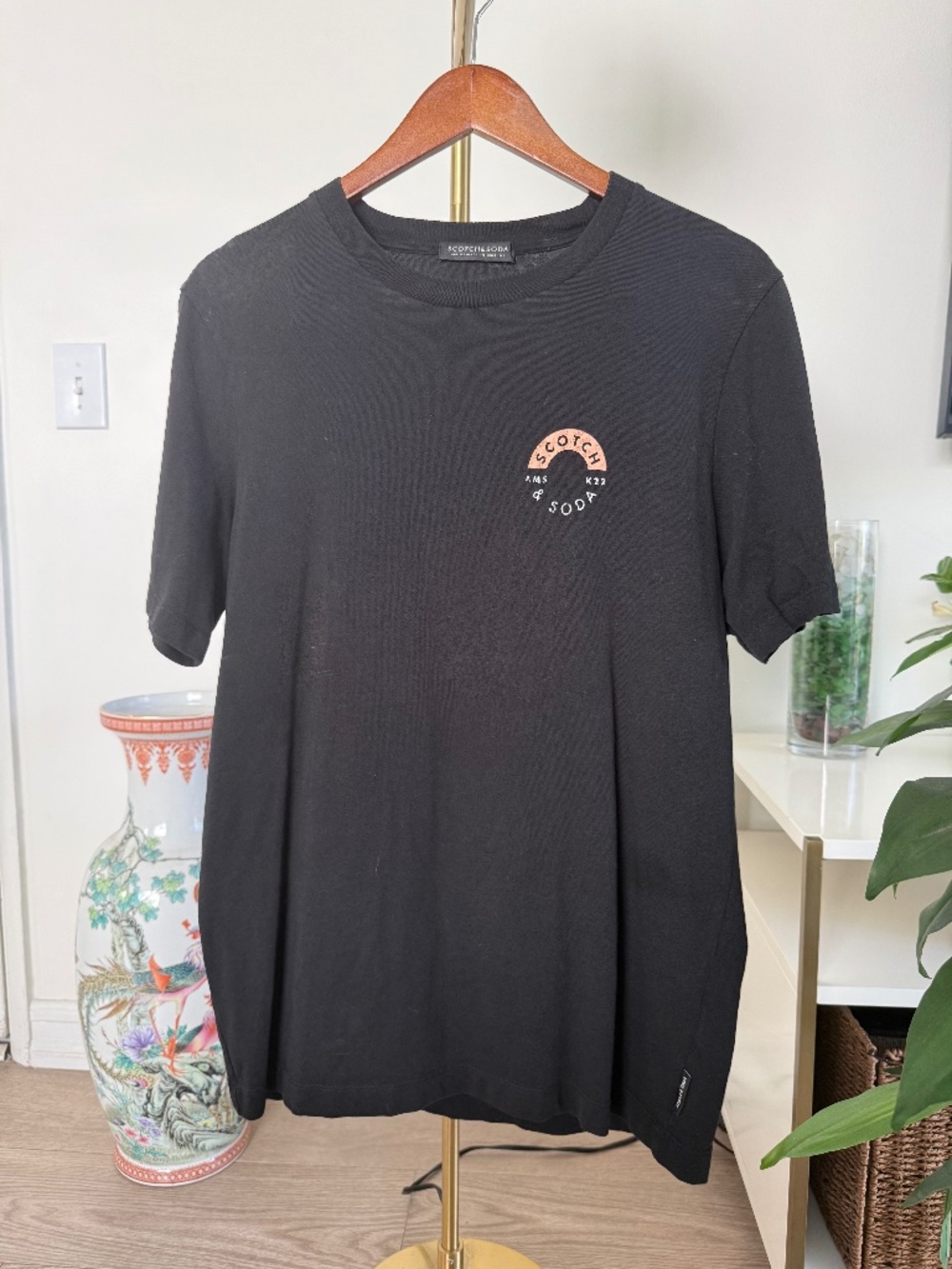 Scotch & Soda AMS K22 Logo Tee | Black | Medium